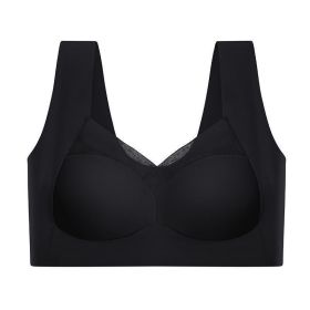 Posture Correcting Bra for Seniors, Anti Sagging Bras (Color: BLACK, size: 2XL)